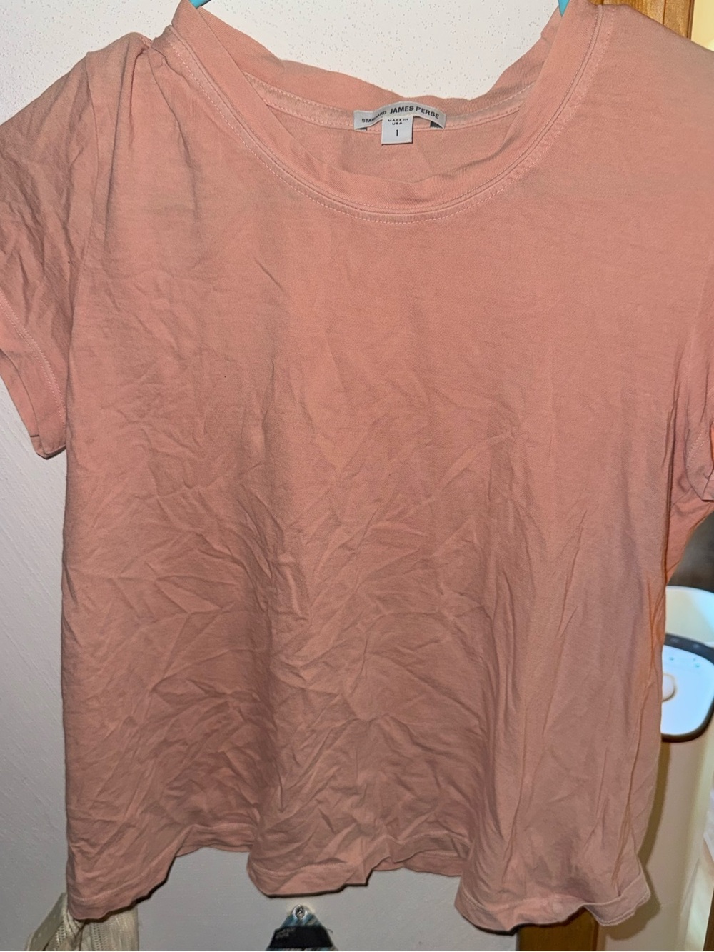 James Perse Little Boy Tee in Rhubarb 1/S NWOT